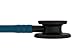 3M Littmann Classic III Monitoring Stethoscope, Black-Finish Chestpiece, stem and headset, Caribbean Blue Tube, 27 inch, 5869