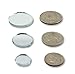 Small Mini Round Craft Mirrors Bulk Assortment 1/2, 3/4 & 1 inch 100 Pieces Mirror Mosaic Tiles