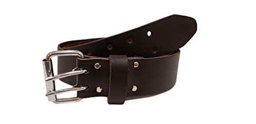 LAUTUS 2-Inch Work Belt in Heavy Top/Full Grain Leather, 28-Inch to 46-Inch - 100% Leather