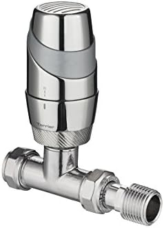 Terrier 632328 Two Tone Chrome Valve with 15 mm Straight Bodied Valve by Terrier