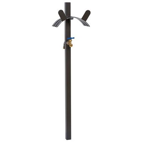 UPC 764736696936, Liberty Garden Products Free Standing Garden Hose Stand With Brass Faucet With 150-Foot Hose Capacity 693-2-Patina