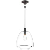 Maxim Babylon - 14.25 Inch 1 Light Pendant-Black Finish -Traditional Installation