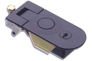 Southco C5-21-35 Black Powder Coated Zinc Alloy Sealed Lever Compression Latch, Adjustable Grip