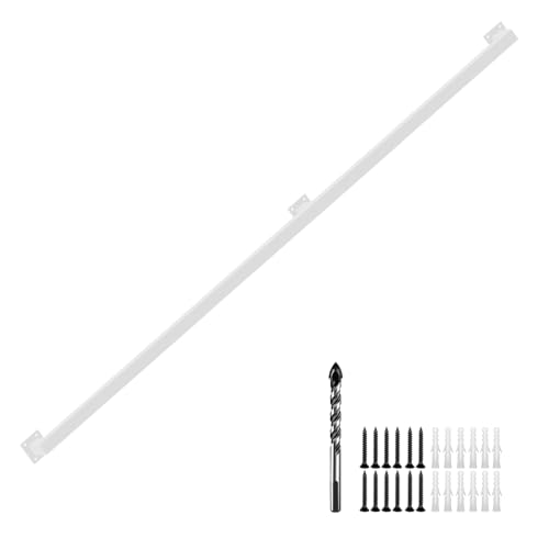 White Industrial Iron Hand Railing