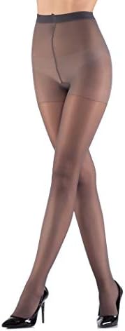 Opaque Tights Women Girls 40 Denier Pantyhose - High Waist Control Top Brief Comfort Stretch Classic Soft Premium Hosiery - Italian Quality Microfibre, Made in Europe