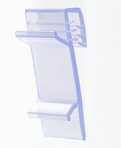 Clip-on Sign Holder for Price Channels, Clear, 1.75"H x 1.25"W (pack of 25)
