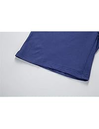 UNACOO - Pantalones cortos de verano para niños y niñas (2 unidades, 100% algodón)