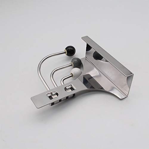 MSOO Over-The-Door Hook Rack Metal 3 Hooks Hanger Storage Holder Hanging Coat Hat (A)