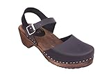 Lotta from StockholmSwedish Clogs Low Wood in Black