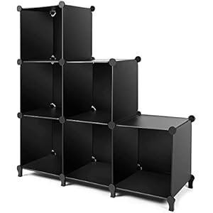 AYSIS Portable Shoe Rack Organizer 30 Pair Tower Shelf Storage Cabinet Stand Expandable for Heels, Boots, Slippers, (6…