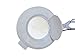 Esthology Magnifying Floor Lamp with Rolling Stand - 5 Diopter Adjustable Standing Magnifier Light for Facials