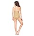 Child Seamless Camisole Undergarment Leotard N234CNUDM Nude Medium