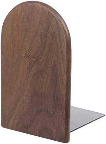 Karazhan - Walnut Wood Desktop Organizer Desktop Office Home Bookends Book Ends Stand Holder Shelf