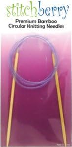 #5 3.75mm 60 Inch Circular Bamboo Knitting Needles
