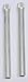 TWO - Replacement 4.5" Standard Aluminum Down Stems (Female Threaded)