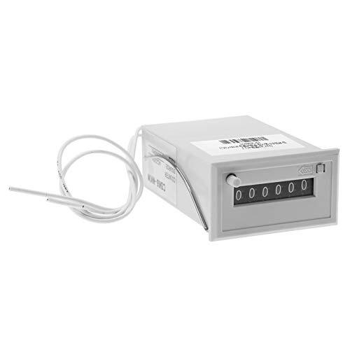 6 Digit Frequency Counter High Speed Electromagnetic Pulse Counter AC 220V / AC 110V / DC 24V / DC 12V(#03 DC 24V)