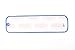 Rubbermaid Commercial FGQ41000BL00 Q410 HYGEN Microfiber Room Mop Pad, Damp, Single-Sided, 18-Inch, Blue (Pack of 3)
