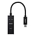 AUKEY USB-C to Ethernet Adapter Supporting 10 / 100 / 1000 Mbps Ethernet for MacBook Pro 2016, MacBook, Chromebook Pixel and More (Black)