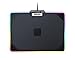 Hcman RGB Gaming Mouse Pad, Small Mousepad 340×245×3mm, PC Gaming Accessories LED Mouse Mat for Desk, Mouse Pads Boy Gifts for Computer Gamer - Black