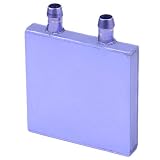 BXQINLENX Aluminum Water Cooling Block for CPU Graphics Radiator Heatsink 61x 61x11mm Blue