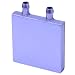 BXQINLENX Aluminum Water Cooling Block for CPU Graphics Radiator Heatsink 61x 61x11mm Blue primary
