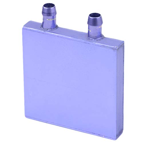 BXQINLENX Aluminum Water Cooling Block for CPU Graphics Radiator Heatsink 61x 61x11mm Blue