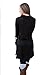 MIXMAX Women Lapel Neck Long Sleeve Loose Dress Sides Slit Shirt Dress (X-Large, Gray01)