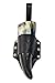 Ragnars Reaper 10-12 Ounce Natural Style Viking Wine/Mead Drinking Horn with Premium Leather Holster