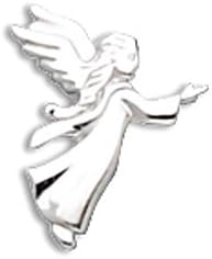 Sterling Silver Small Angel Lapel Pin