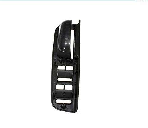 Master Window Switch, XINDELL Electric vw Power Door Control Panel Car Drivers Side Electric Window Controls with Panel Vehicle Auto Trim Bezel for VW Passat Golf Jetta MK4 New Lavida