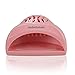 MelodySusie Portable Nail Dryer, Mini Cute Size Handy(5’’x5’’x3’’), Safe for Kids, Work for Regular Nail Polish, Battery Operated, Pink