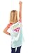 Toddler Supergirl T-Shirt with Cape Girl Power - Coral, 4T