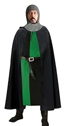 SUNLEXA Handmade Medieval Knight Tunic Halloween