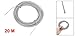 uxcell a12100600ux0298 0-500C Temperature Range 3 mm Width Thermocouple Extension Wire 20M