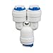Lemny 1/4 inch OD Quick Connect Push In to Connect Water Tube Fitting Pack Of 10 (Ball Valve+Y+T+I+L Type Combo)