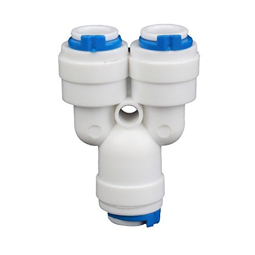 Lemny 1/4 inch OD Quick Connect Push In to Connect Water Tube Fitting Pack Of 10 (Ball Valve+Y+T+I+L Type Combo) - Thumbnail 2
