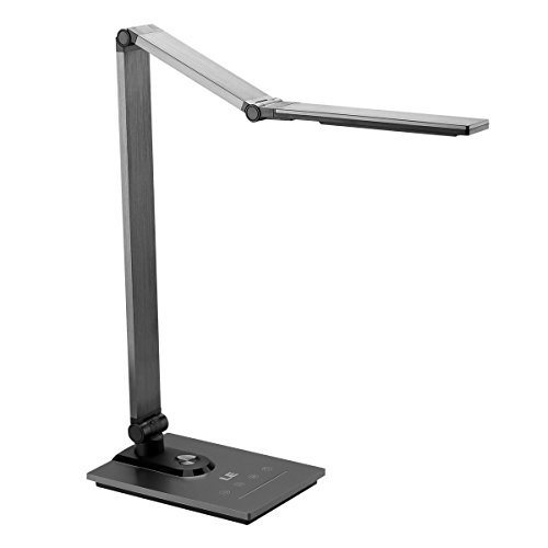 LE LED Desk Lamp, EyeCaring Table Lamps, Dimmable Office Lamp with USB