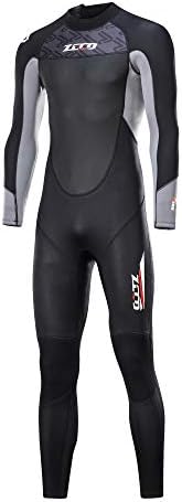 Dyung Tec Wetsuits Mens 3mm Neoprene Full Body Long Sleeve Suit Skins for Spearfishing Scuba Diving Surfing Snorkeling Swimming