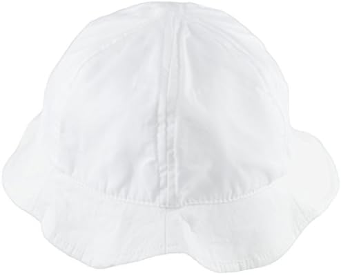 Pesci Baby Girls Summer Sun Hat Cloche with Wavy Brim