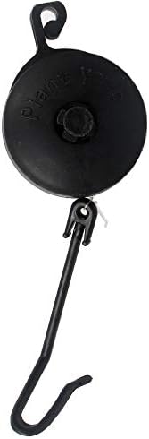 G-LEAF Plant Yoyo Hangers for Hydroponics Plant Support with Stopper Retractable Branch, Black