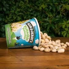 Ben & Jerry's - Vermont's Finest Ice Cream, Non-GMO - Fairtrade - Cage-Free Eggs - Caring Dairy - Responsibly Sourced Packaging, Pistachio Pistachio, Pint (4 Count)