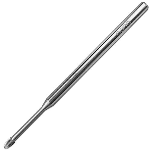 Pana 3/32" Cuticle Clean Safety Nail Carbide Bit - Silver Color (Grit: Medium - M) for Electric Dremel Drill Machine