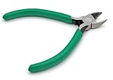 iExcell 4.5" Side Cutter Diagonal Wire Cutting Pliers Nippers Repair Tool, Green, Chrome-Vanadium Steel