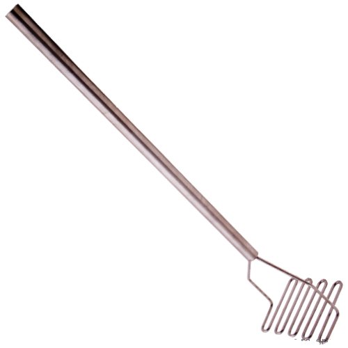Potato/Bean Masher, Stainless Steel, 31" Overall Length