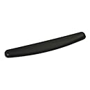 3M Gel Wrist Rest for Mouse, Soothing Gel Comfort with Durable, Easy to Clean Leatherette Cover, Antimicrobial Product Protection, 18", Black (WR309LE)