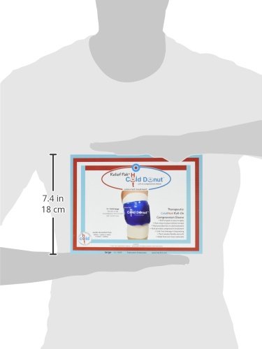 Relief Pak Donut Cold and Hot Compression Sleeve, Large