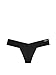 Victoria's Secret Pink Seamless Thong Panty Medium Black