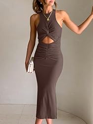 ANRABESS Womens Summer Formal Wedding Guest Dress