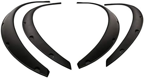 shuaishuang573 4Pcs Universal Flexible Car Fender Flares Extra Wide Body Wheel Arches