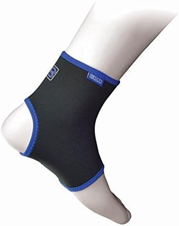 BODYWRAP™ 500 SIZED neoprene ANKLE support braces for twists, strains, swollen ankle, muscle recovery (Medium)